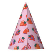 Berry Special Strawberry Birthday - Roze Feesthoedjes (Achterkant)