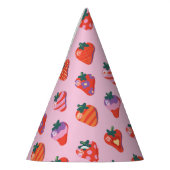 Berry Special Strawberry Birthday - Roze Feesthoedjes (Links)