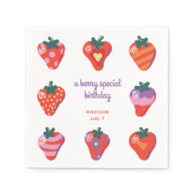 Berry Special Strawberry Birthday - Wit