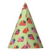 Berry Special Strawberry Verjaardag - Kiwi Feesthoedjes (Achterkant)