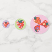 Berry Special Strawberry Verjaardagstafel Confetti (Voorkanten)
