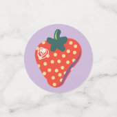 Berry Special Strawberry Verjaardagstafel Confetti (Kleine voorkant)
