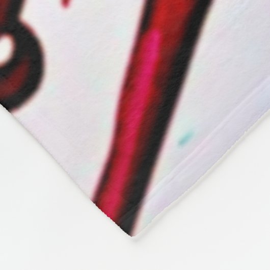 Berry Splash: kleurenburst Fleece Deken (Hoek)