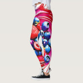 Berry Splash: kleurenburst Leggings (Links)
