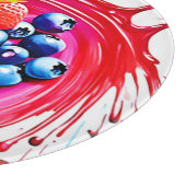 Berry Splash: kleurenburst Snijplank (Hoek)