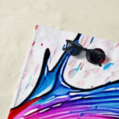 Berry Splash: kleurenburst Strandlaken (In situ)