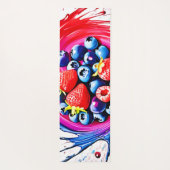 Berry Splash: kleurenburst Yogamat (Achterkant)