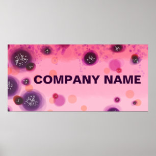 Berry Stains Banner Achtergrond Poster