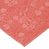 Berry Strawberry Cherry White Hand drawn Modern. Tafelkleed (Gekanteld)