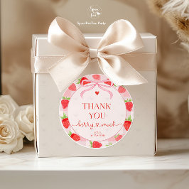 Berry Strawberry Ronde Sticker