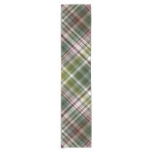 Berry Struik Green en Red Plaid Korte Tafelloper (Voorkant)