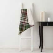 Berry Struik Green en Red Plaid Sherpa Deken (In situ)