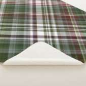 Berry Struik Green en Red Plaid Sherpa Deken (3/4)