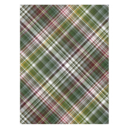 Berry Struik Green en Red Plaid Tafelkleed