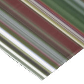 Berry Struik groen en rode streep Tafelkleed (Gekanteld)