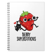 Berry Superstious Funny Fruit Pun Notitieboek (Voorkant)