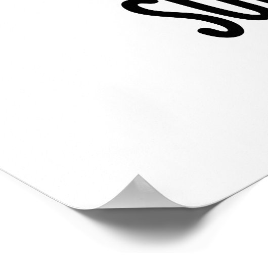 Berry Superstious Funny Fruit Pun Poster (Hoek)