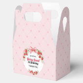 Berry Sweet 1st Birthday Bedankdoosjes (Geopend)