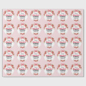 Berry Sweet 1st Birthday Cadeaupapier (Vlak)