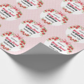 Berry Sweet 1st Birthday Cadeaupapier (Hoek)