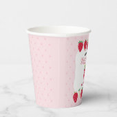 Berry Sweet 1st Birthday Papieren Bekers (Rechts)