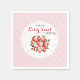 Berry Sweet 1st Birthday Servet