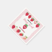 Berry Sweet 1st Birthday Servet (Hoek)