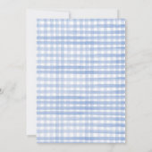 Berry Sweet 1st Verjaardag Jongen Blueberry Uitnod Kaart (Achterkant)