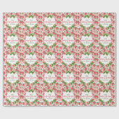 Berry Sweet 3rd Birthday Strawberry Party  Cadeaupapier (Vlak)