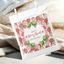Berry Sweet 5e verjaardag Strawberry Feestje 