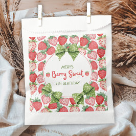 Berry Sweet 7e verjaardag Strawberry Feestje  Bedankzakje