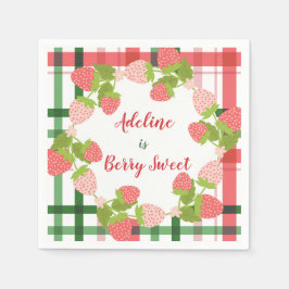 Berry Sweet Aardbei Party Servet