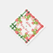 Berry Sweet Aardbei Party Servet (Hoek)