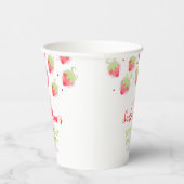 Berry Sweet Aardbei Rode bessen Verjaardag Papieren Bekers (Rechts)