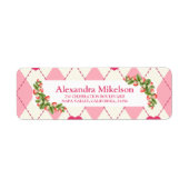 Berry Sweet Aardbei Roze Vrijgezellenfeest retour Etiket (Voorkant)