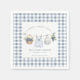 Berry Sweet Baby Clothesline Baby Shower  Servet