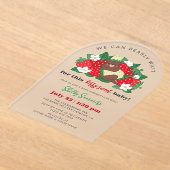 Berry Sweet Baby Neutral Strawberry Baby shower Acryl Uitnodigingen (Laagn)