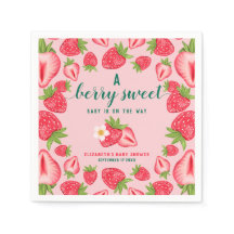 Berry Sweet Baby op weg Aardbei Baby shower