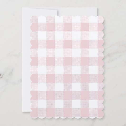 Berry Sweet Baby shower Aardbeien Kraft Kaart (Achterkant)