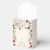 Berry Sweet Baby shower Bedankdoosjes (Geopend)