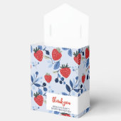 Berry Sweet Baby shower Bedankdoosjes (Geopend)