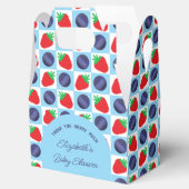 Berry Sweet Baby shower Bedankdoosjes (Geopend)