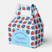 Berry Sweet Baby shower Bedankdoosjes (Voorkant Zijde)