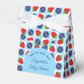 Berry Sweet Baby shower Bedankdoosjes (Voorkant Zijde)