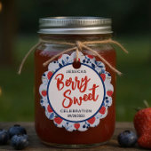 Berry Sweet Baby shower Bedankjes Labels