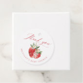 Berry Sweet Baby shower Bedankjes Labels (In situ)