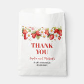 Berry Sweet Baby Shower Bedankzakje (Voorkant)