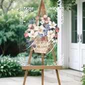 Berry Sweet Baby shower Berries & Flowers Welkom Acryl Bord