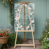 Berry Sweet Baby shower Berries & Flowers Welkom Acryl Bord