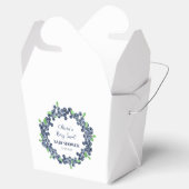 Berry Sweet Baby shower Blueberry Baby Meisje Jong Bedankdoosjes (Geopend)